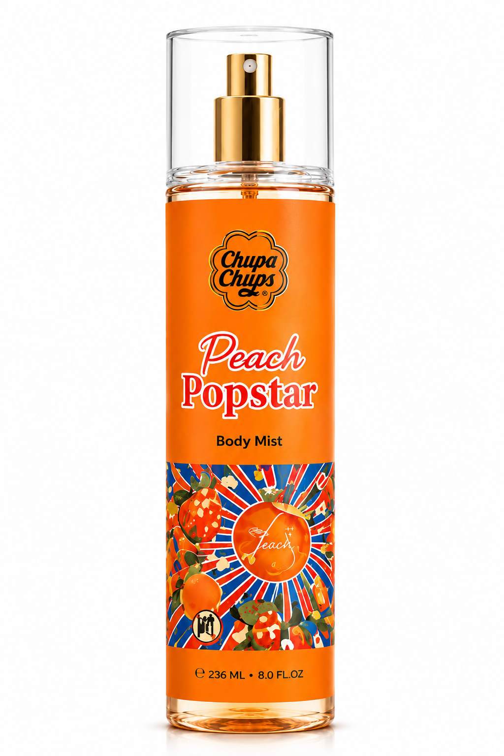 Chupa Chups Peach Popstar 236ml
