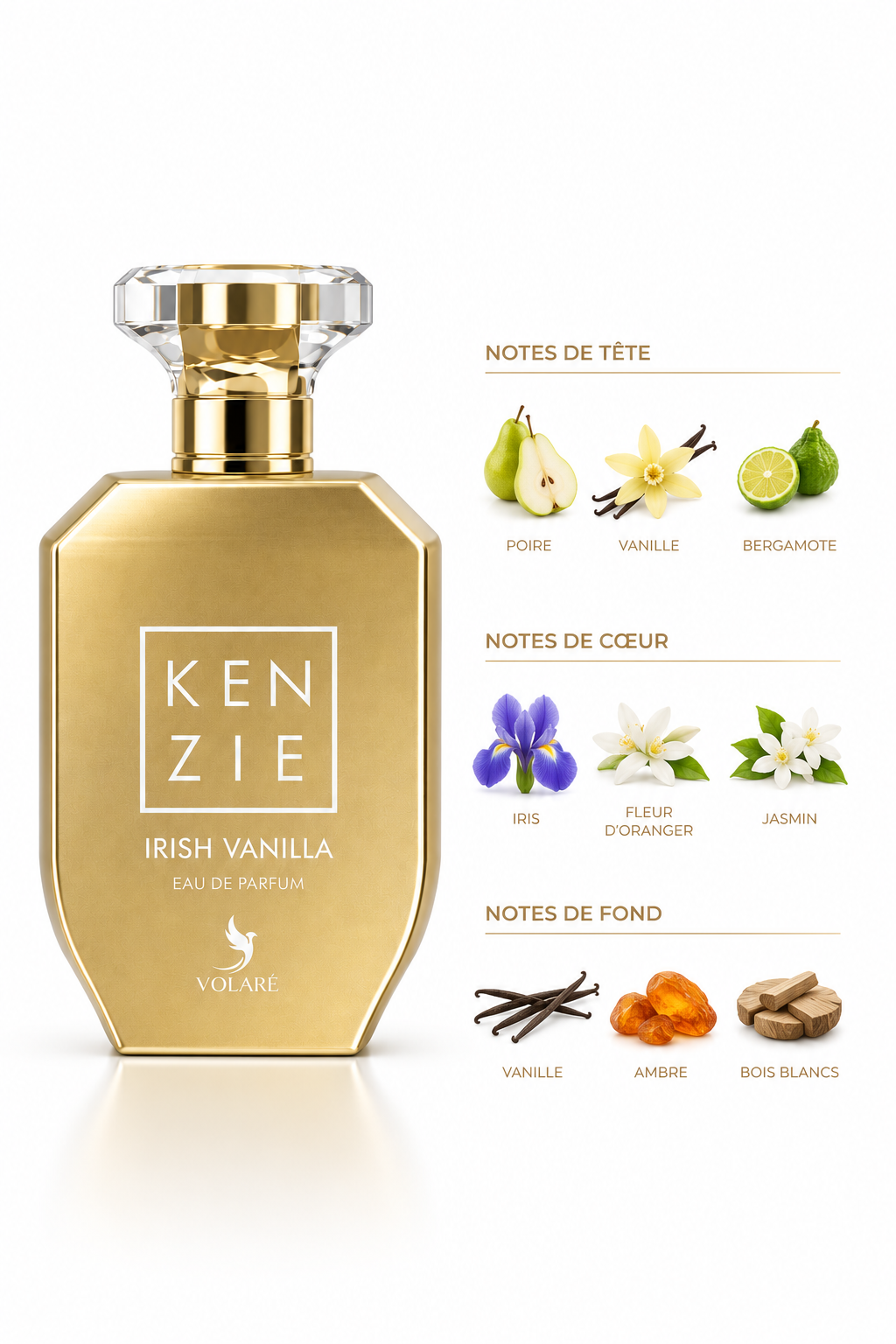 KENZIE Irish Vanilla 100ml