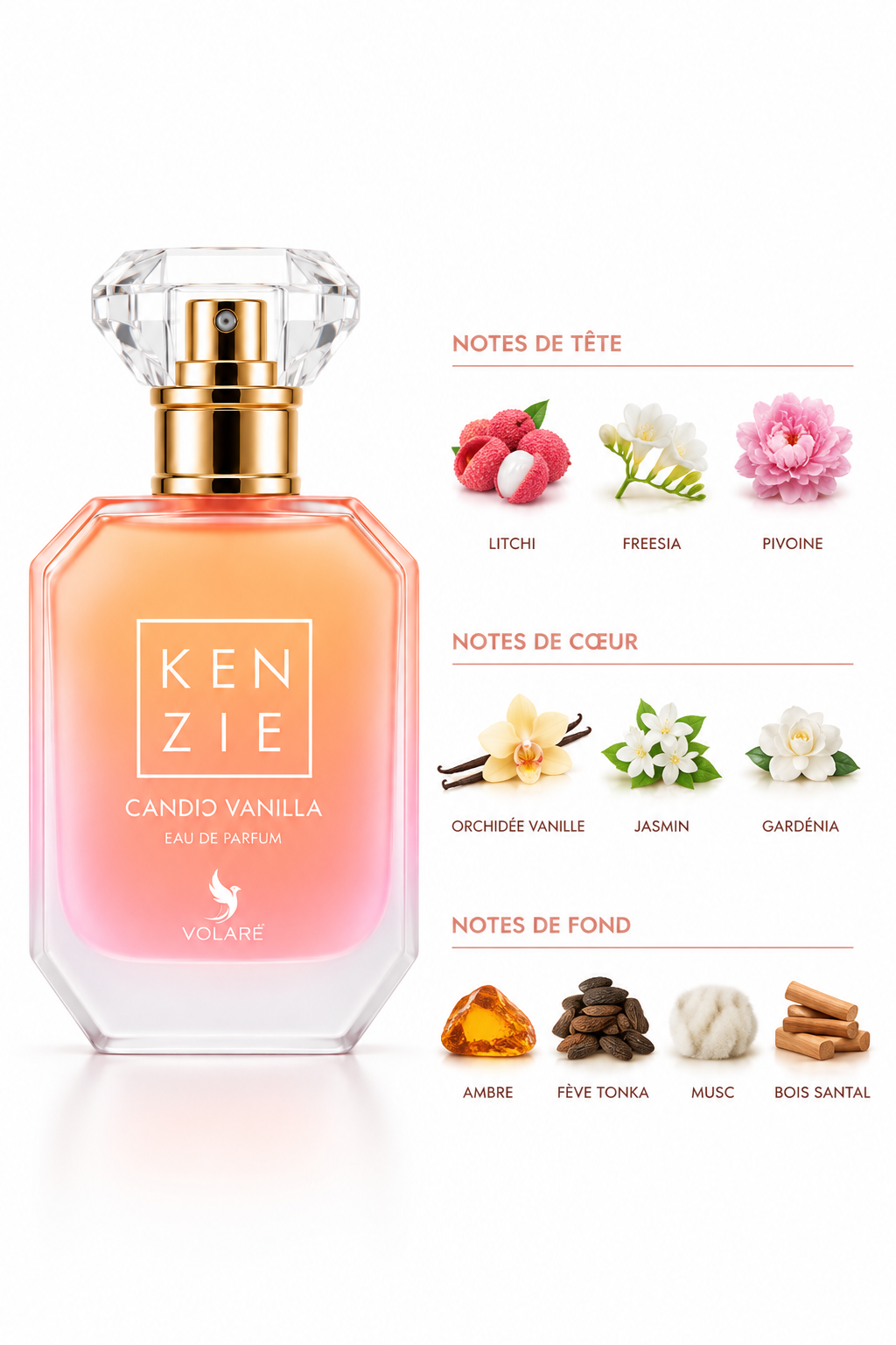 KENZIE Candid Vanilla 100ml