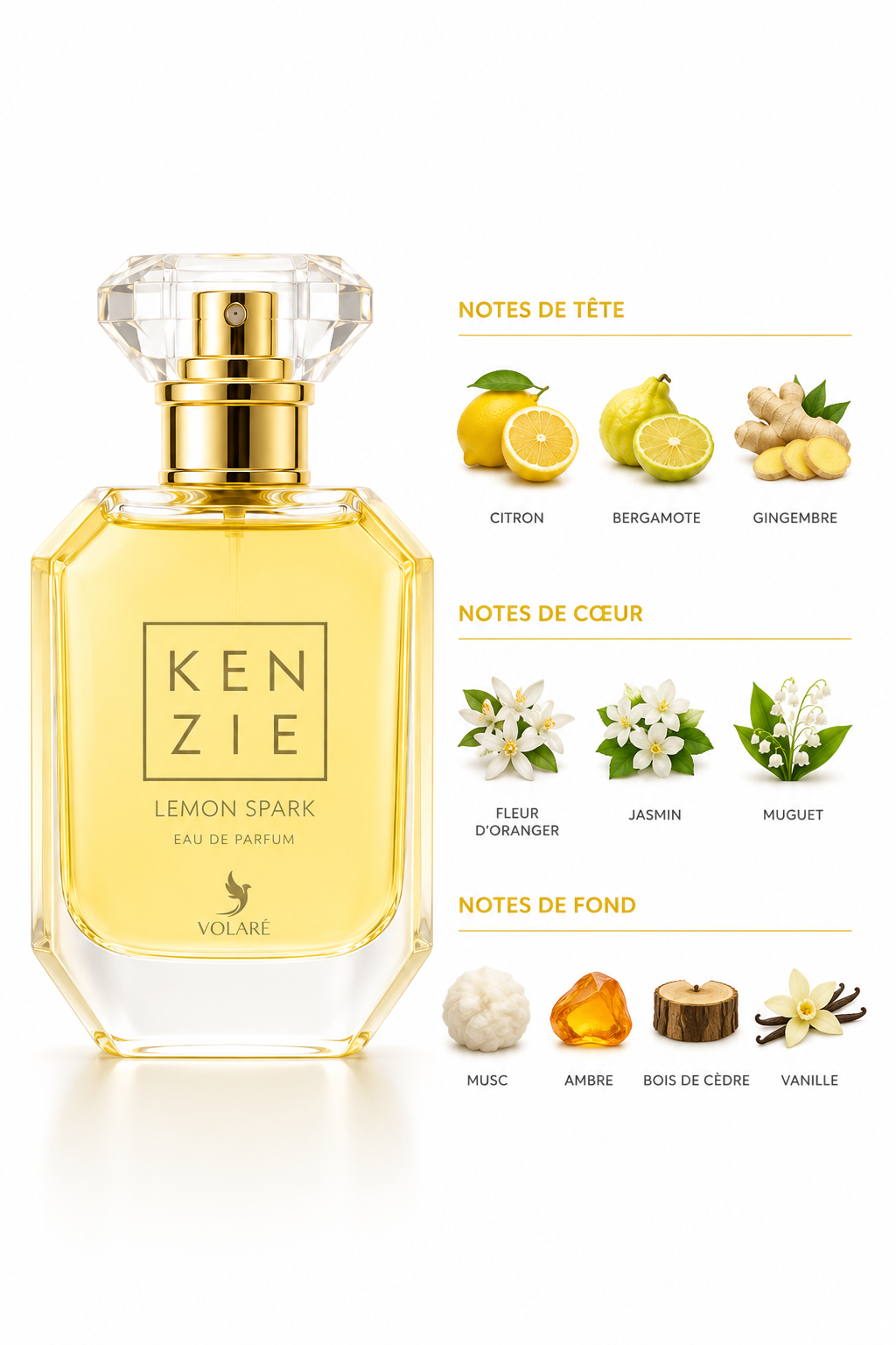 KENZIE Lemon Spark 100ml
