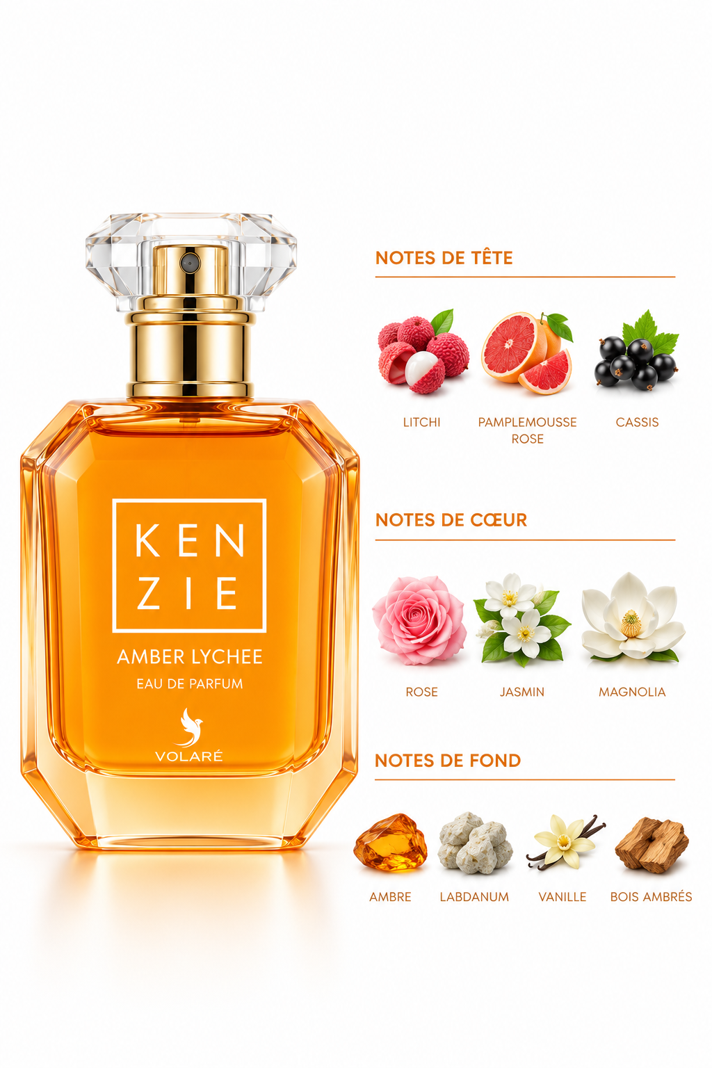 KENZIE Amber Lychee 100ml